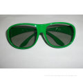 Pc Plastic Frame Green,black Big Size Linear Polarized Glasses For 3d/4d/5d/6d Cinema